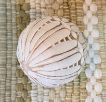 Load image into Gallery viewer, Carved wood deco balls
